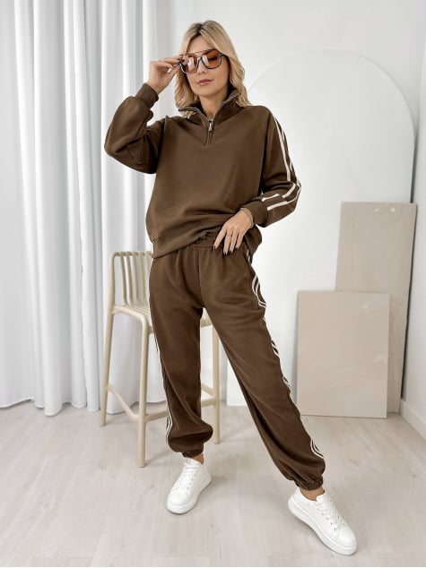 KOMPLET DRESOWY DULUTH BRĄZOWY