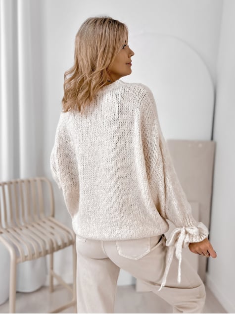 SWETER HAFJELL BEŻOWY