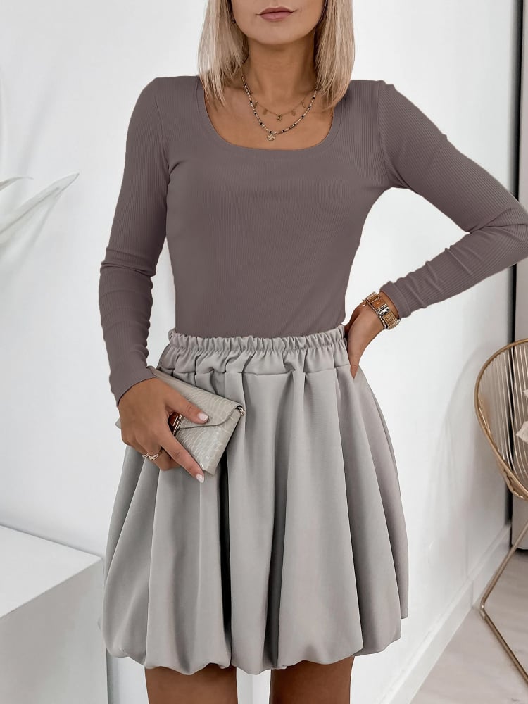 BLUZKA ADEJE BRĄZOWA