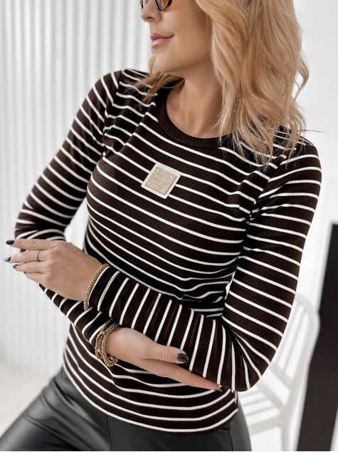 BLUZKA SOLDEU BRĄZOWA