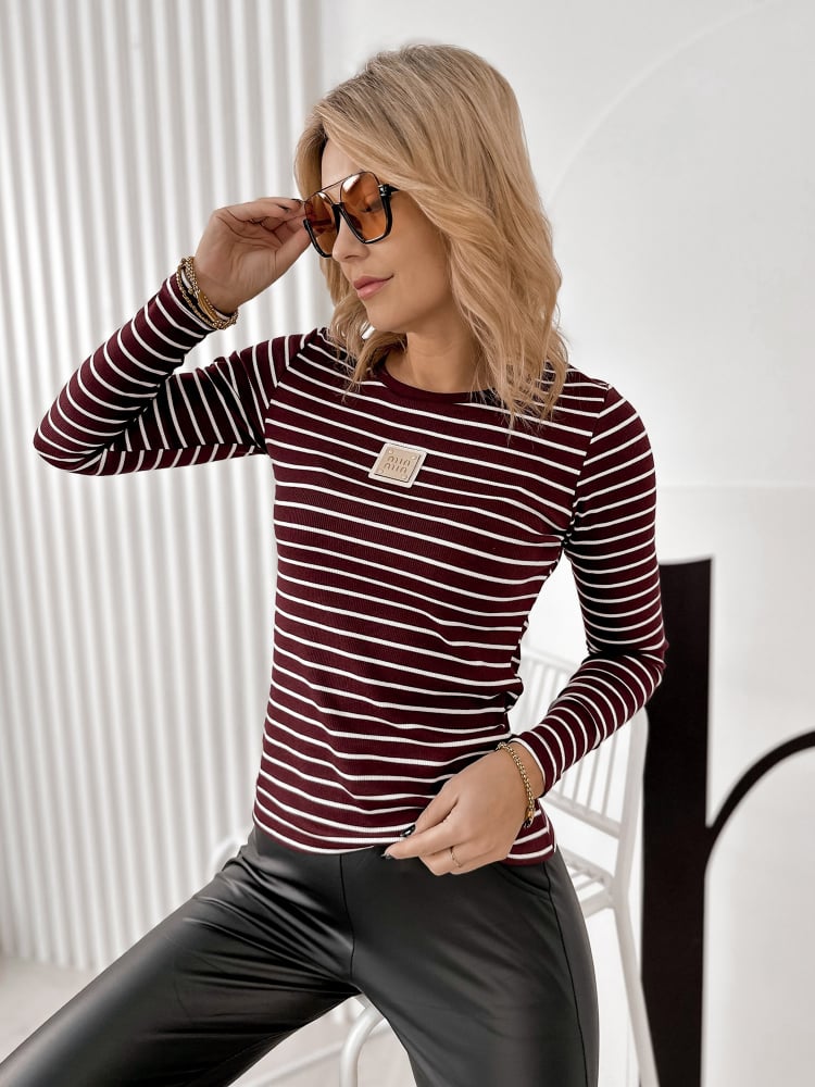 BLUZKA SOLDEU BORDOWA