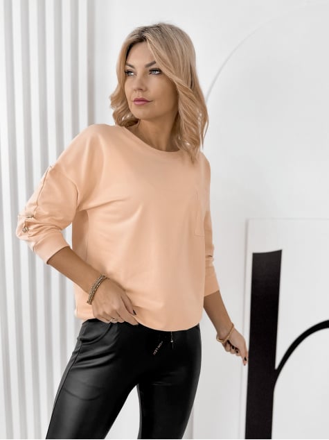 BLUZKA BAQUERA BRZOSKWINIOWA