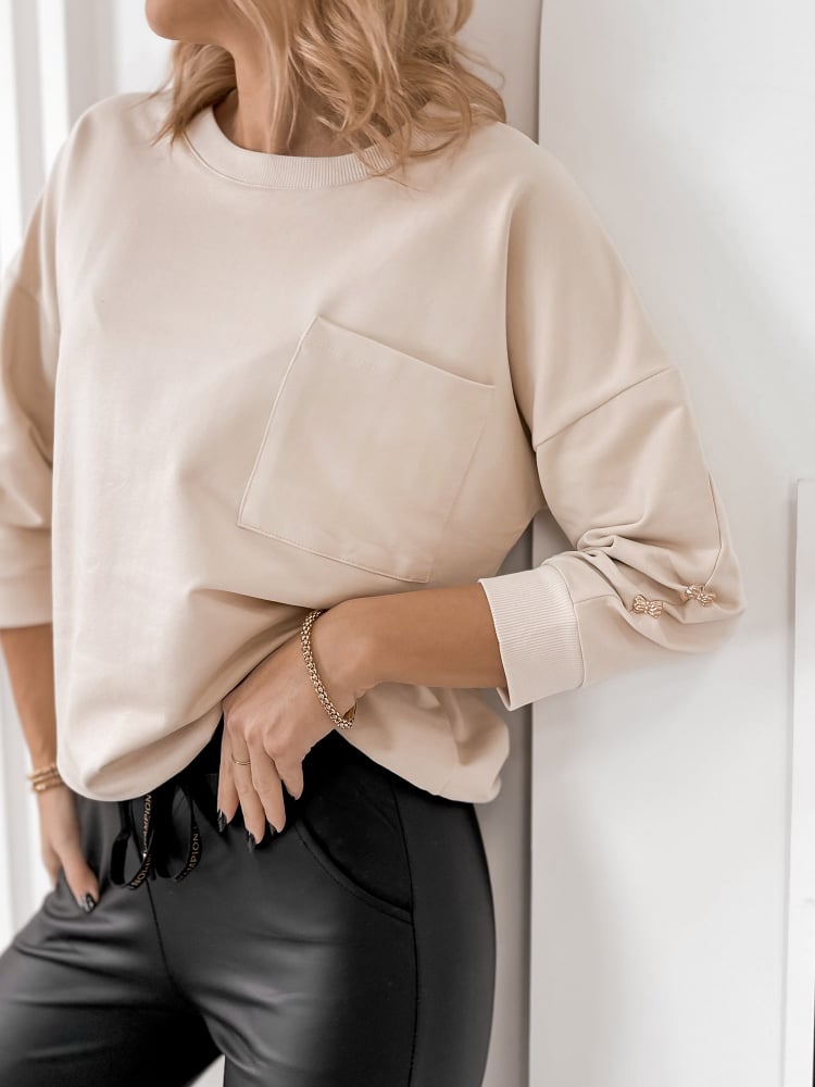 BLUZKA BAQUERA BEŻOWA