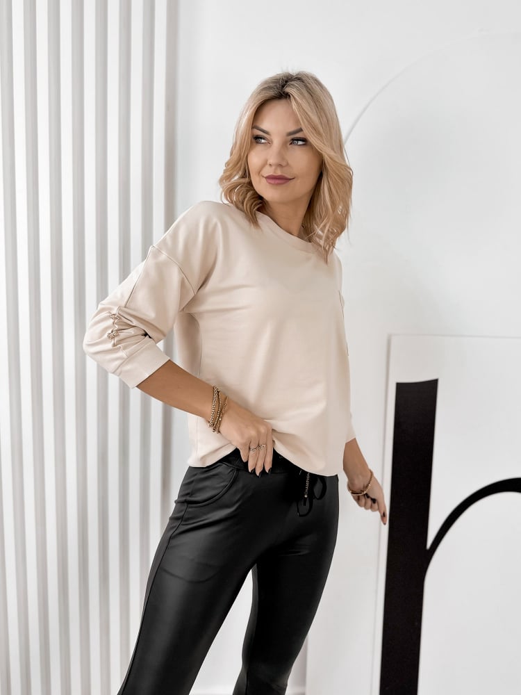 BLUZKA BAQUERA BEŻOWA