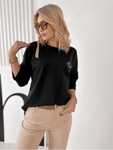BLUZKA MURREN CZARNA