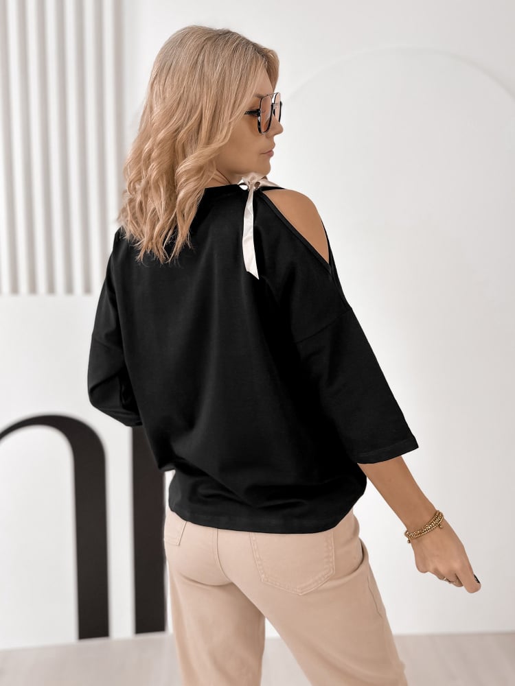 BLUZKA MURREN CZARNA