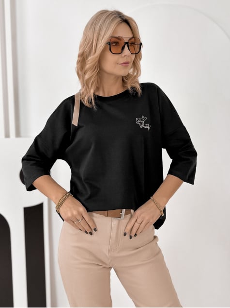 BLUZKA MURREN CZARNA
