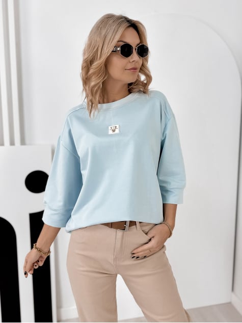 BLUZKA MIRVARI BŁĘKITNA