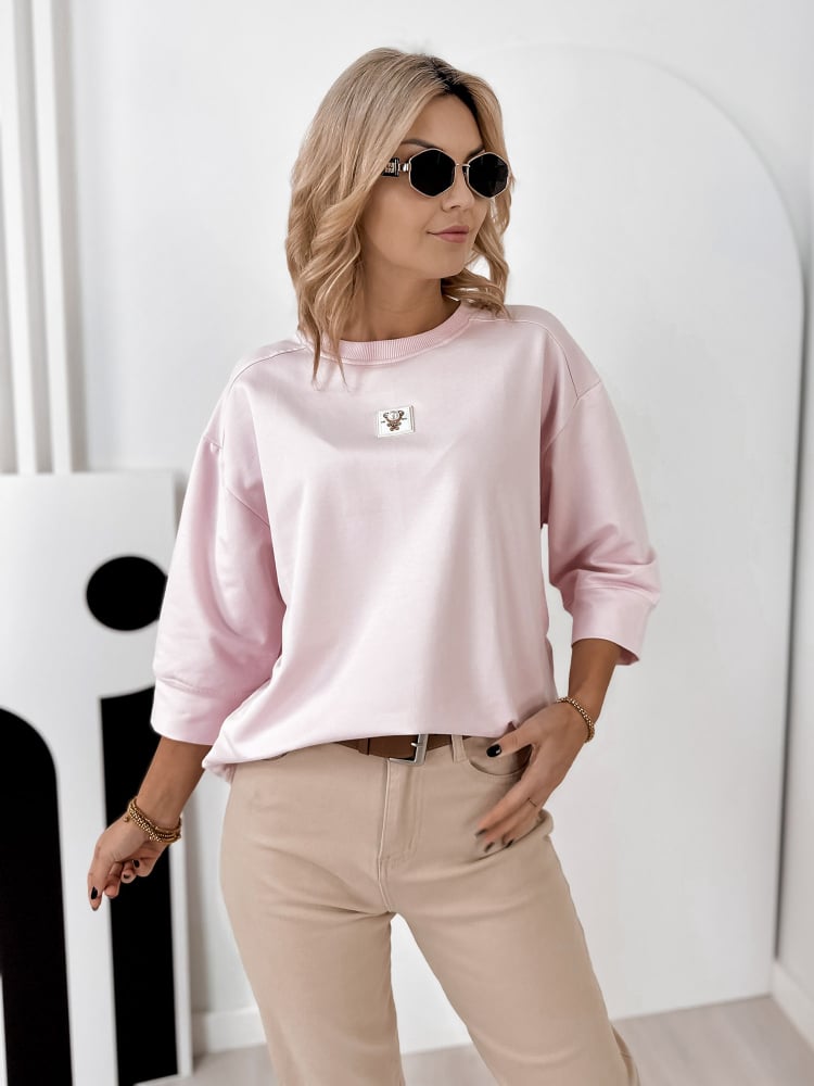 BLUZKA MIRVARI PUDROWY RÓŻ