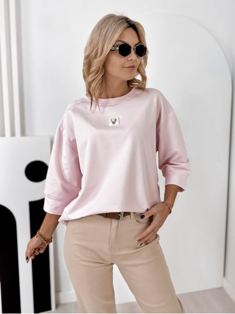 BLUZKA MIRVARI PUDROWY RÓŻ