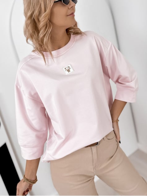 BLUZKA MIRVARI PUDROWY RÓŻ