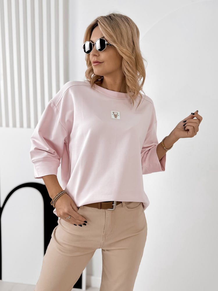 BLUZKA MIRVARI PUDROWY RÓŻ