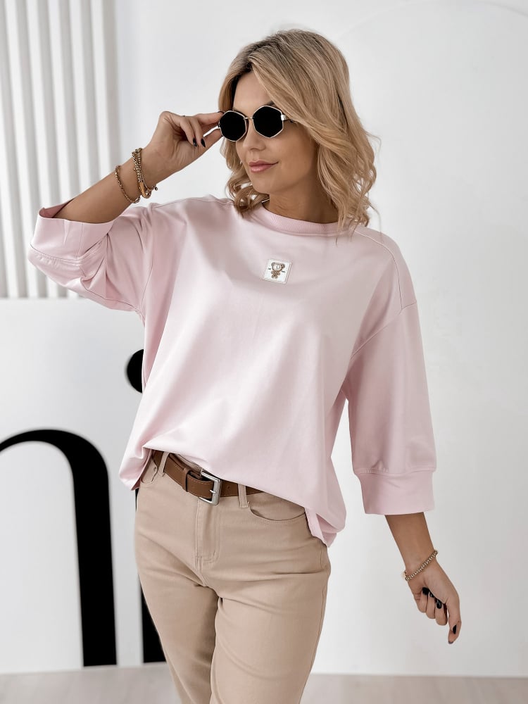 BLUZKA MIRVARI PUDROWY RÓŻ