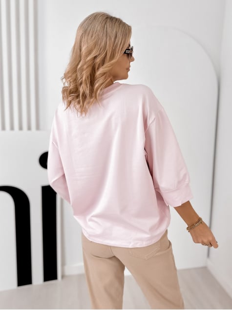 BLUZKA MIRVARI PUDROWY RÓŻ