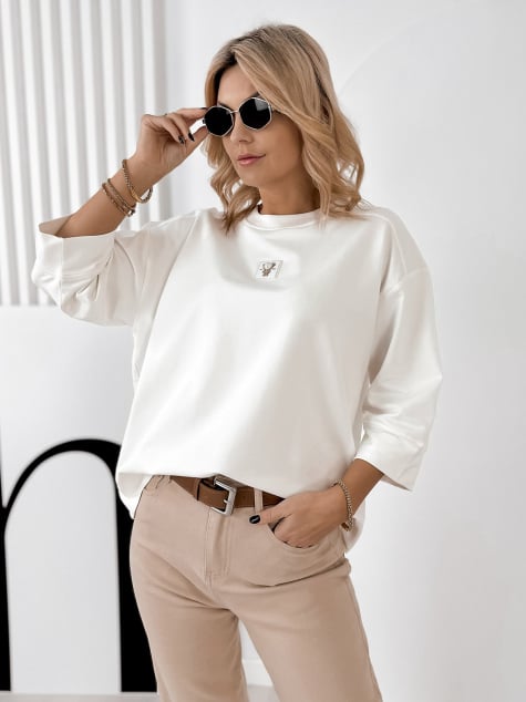 BLUZKA MIRVARI ECRU