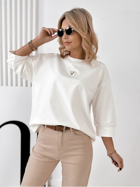 BLUZKA MIRVARI ECRU