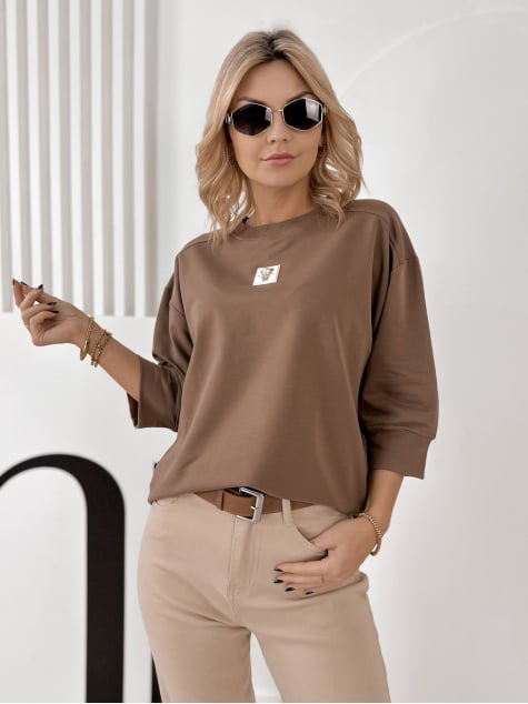 BLUZKA MIRVARI BRĄZOWA