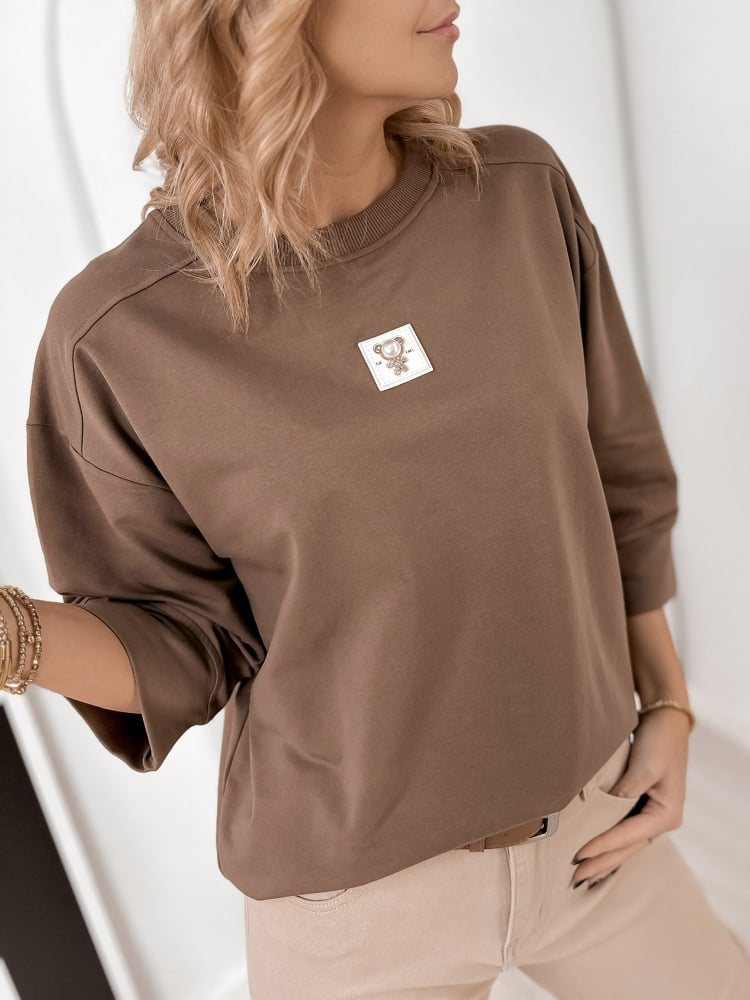 BLUZKA MIRVARI BRĄZOWA