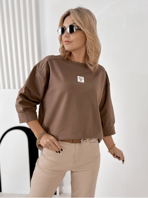 BLUZKA MIRVARI BRĄZOWA