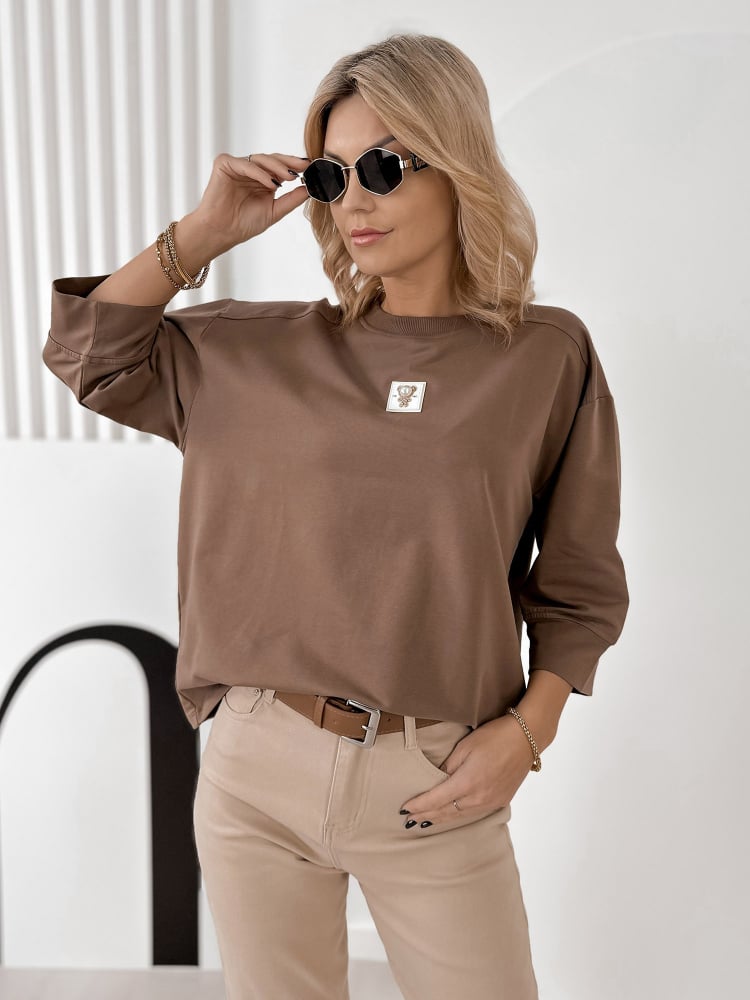 BLUZKA MIRVARI BRĄZOWA