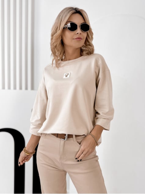 BLUZKA MIRVARI BEŻOWA