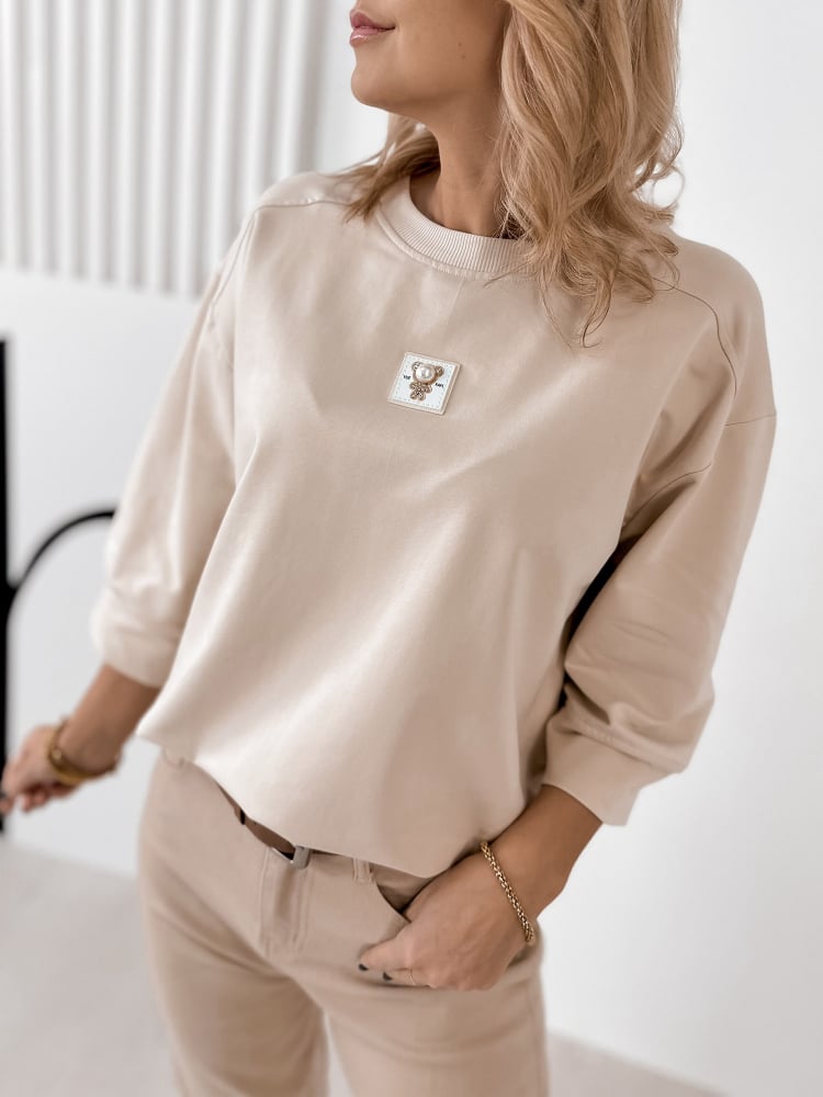 BLUZKA MIRVARI BEŻOWA