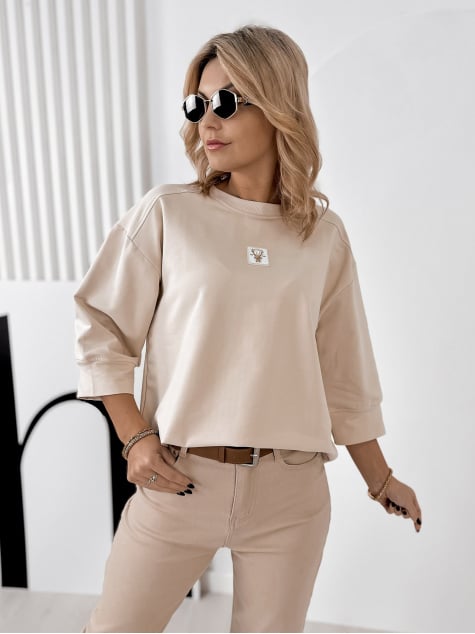 BLUZKA MIRVARI BEŻOWA