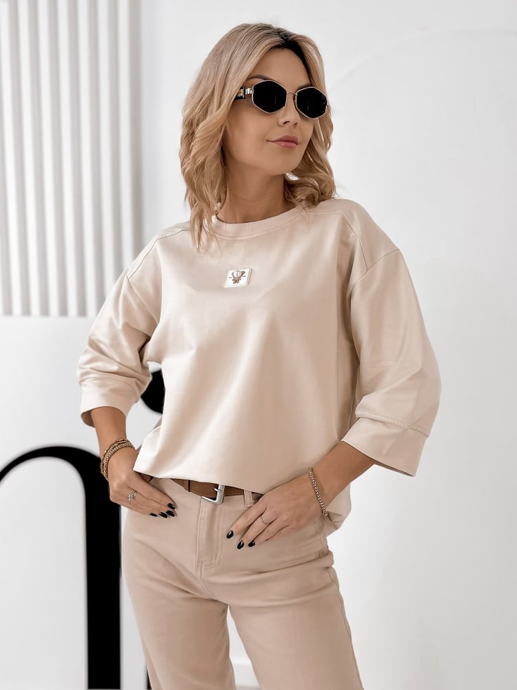 BLUZKA MIRVARI BEŻOWA