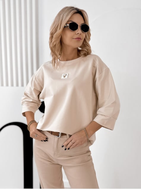 BLUZKA MIRVARI BEŻOWA