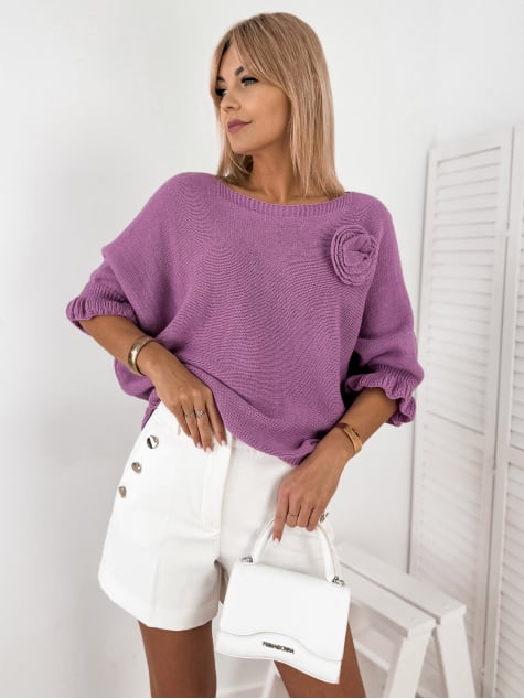 SWETER JUNIA LILIOWY