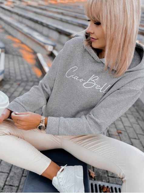 BLUZA BELLA SZARA