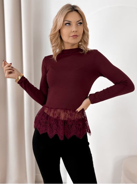 BLUZKA AVERY BORDOWA