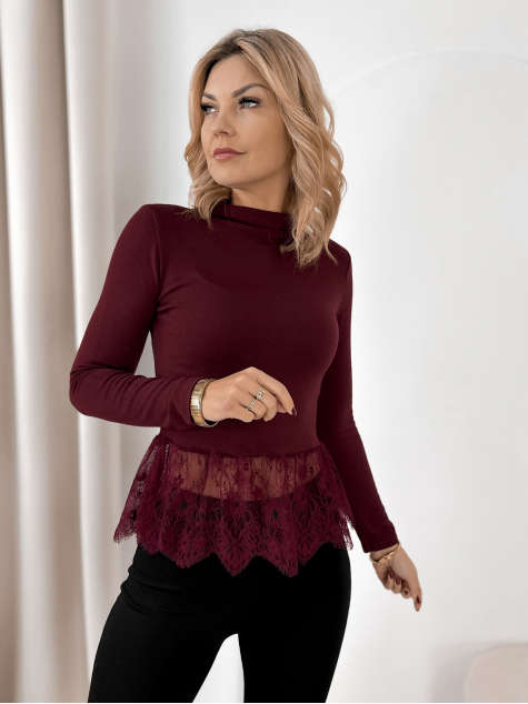 BLUZKA AVERY BORDOWA
