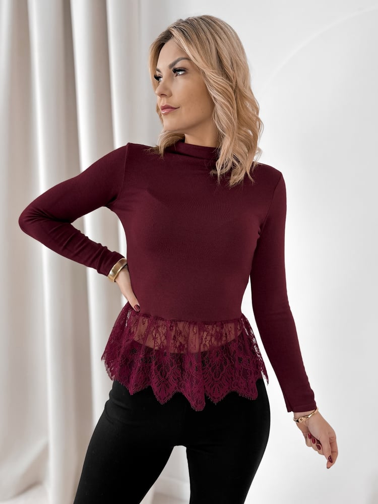 BLUZKA AVERY BORDOWA