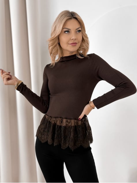 BLUZKA AVERY BRĄZOWA