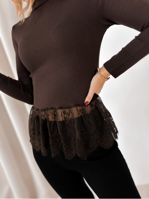 BLUZKA AVERY BRĄZOWA