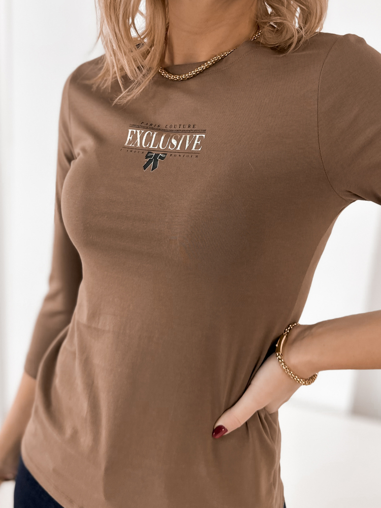 BLUZKA EMBER BRĄZOWA