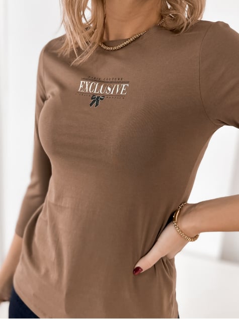 BLUZKA EMBER BRĄZOWA