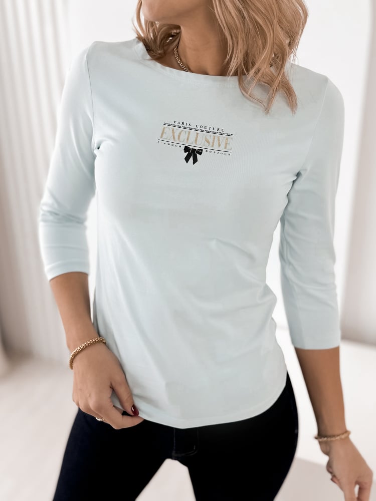 BLUZKA EMBER BŁĘKITNA