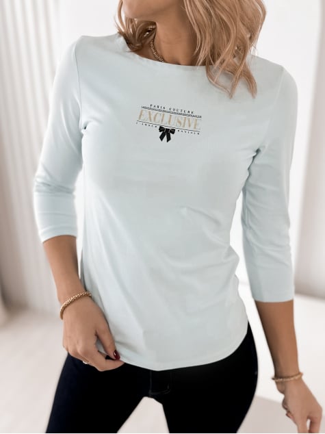 BLUZKA EMBER BŁĘKITNA