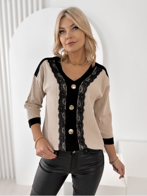 BLUZKA OASIS BEŻOWA