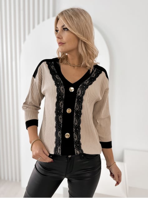 BLUZKA OASIS BEŻOWA