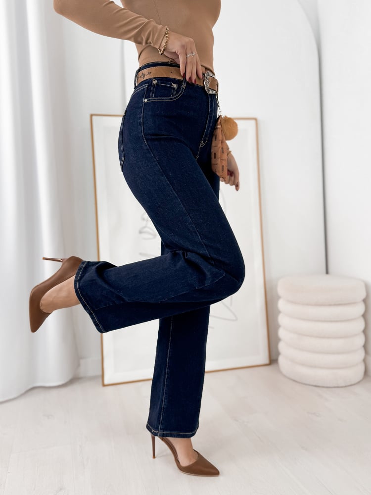 SPODNIE ETHAN JEANSOWE