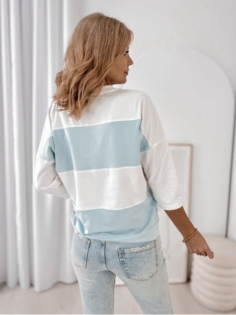 BLUZKA LINDSAY BŁĘKITNA