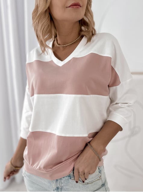 BLUZKA LINDSAY PUDROWY RÓŻ