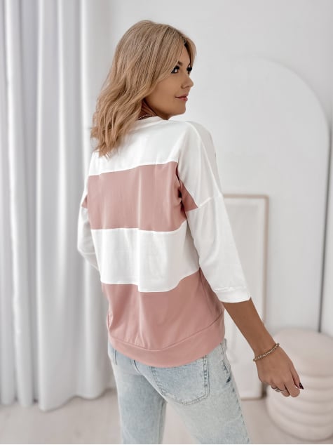 BLUZKA LINDSAY PUDROWY RÓŻ