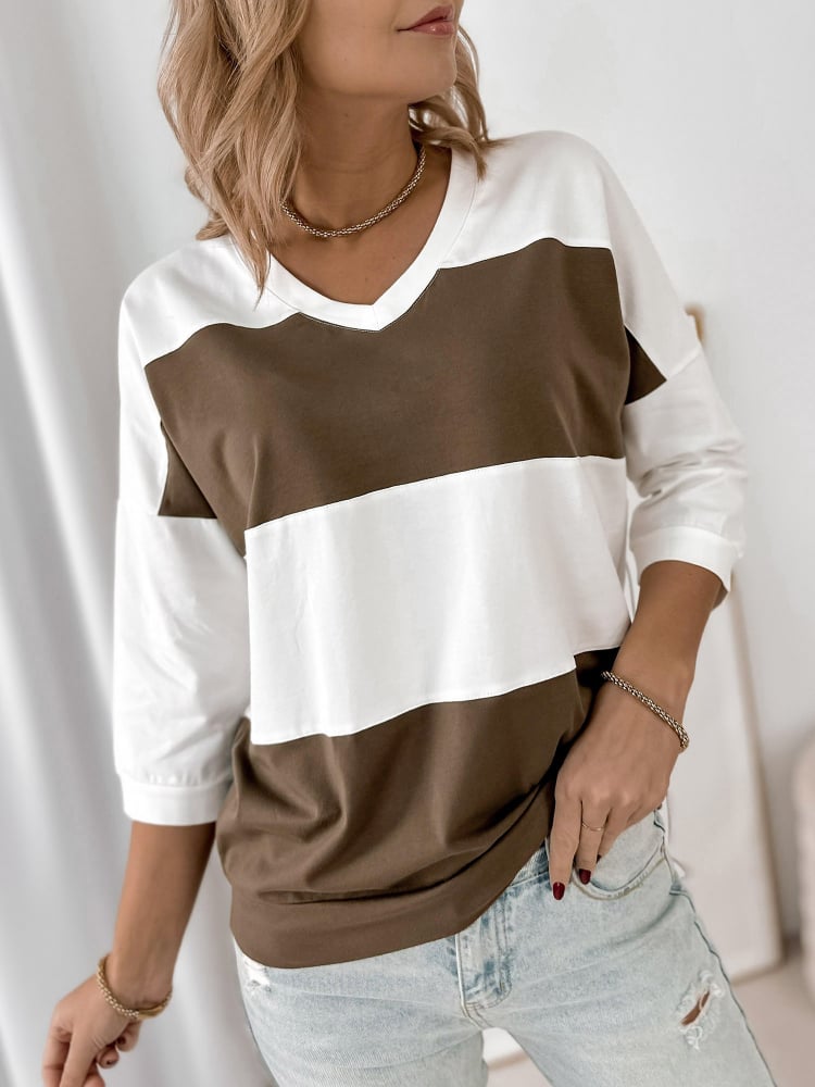 BLUZKA LINDSAY BRĄZOWA