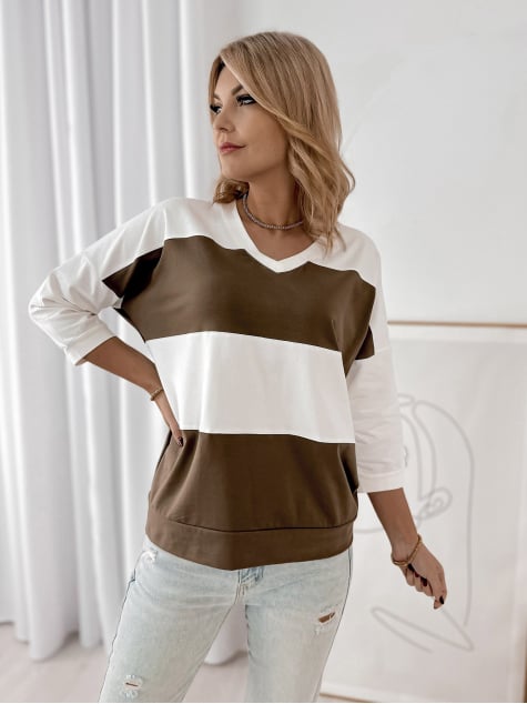 BLUZKA LINDSAY BRĄZOWA