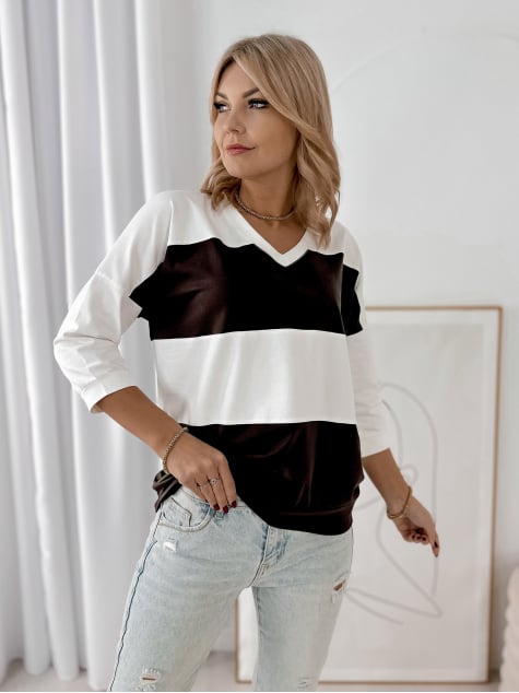 BLUZKA LINDSAY CIEMNOBRĄZOWA