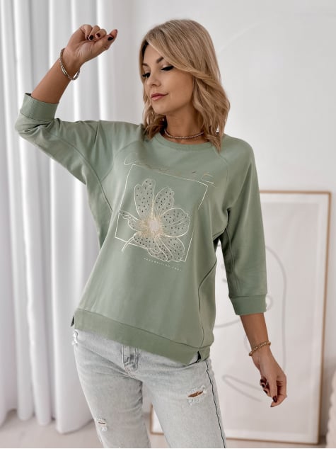 BLUZKA ARMITAGE MIĘTOWA